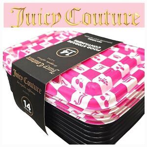 Juicy Couture Home J, Cherries, & Crown Logo 14-PC Food‎ Storage Containers